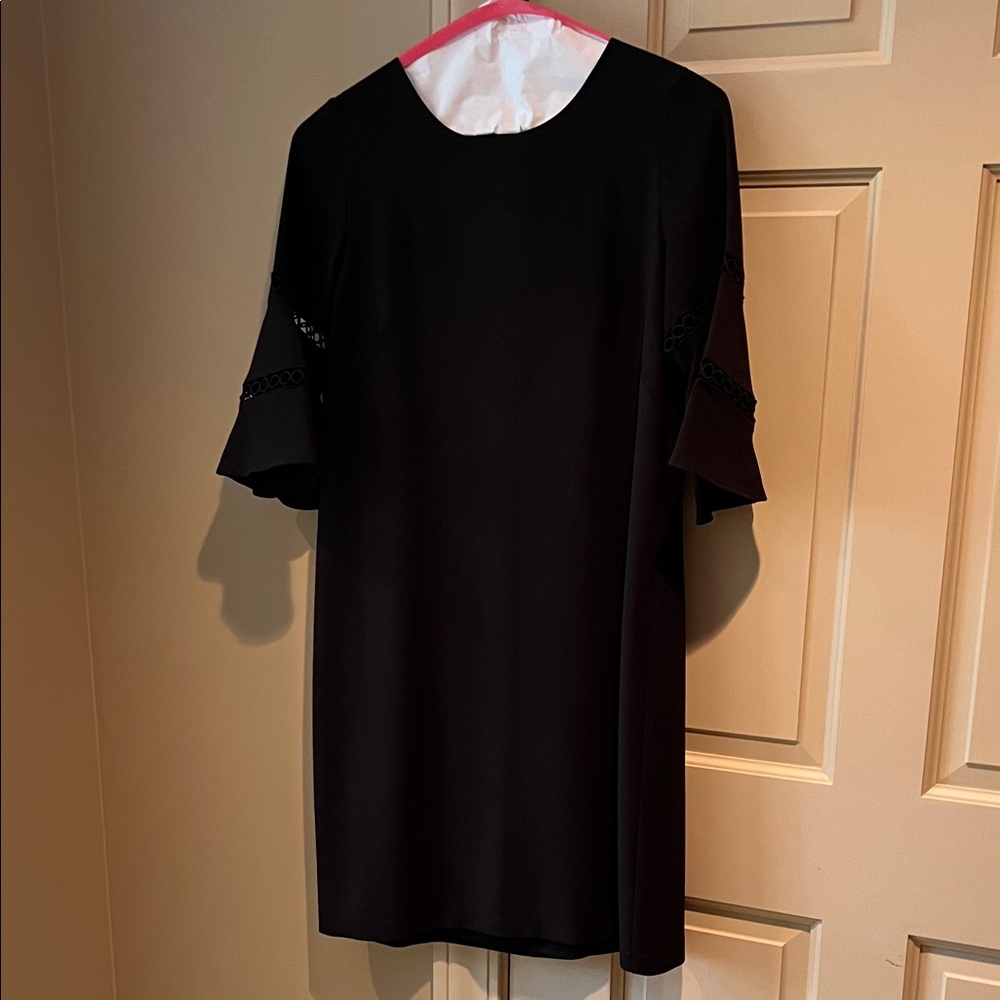Elegant Black Dress with beautiful bell sleeve detail
